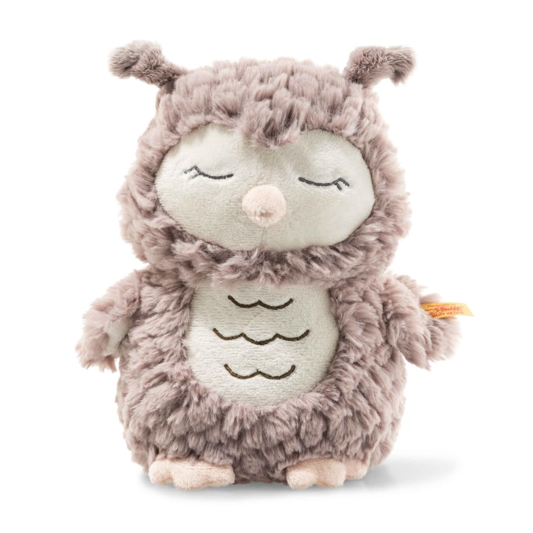616SqHzTOOL Steiff Kuscheltier Ollie Eule, Süßes Stofftier, Jungen, Mädchen & Babys ab 0 Monaten, Friends, Plüschtier Beige – Bild 1