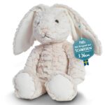 Mollis Hase Kuscheltier Baby (36cm groß) – Weiches Stofftier für Kinder &  – Kuschelhase